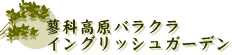 蓼科高原バラクライングリッシュガーデン